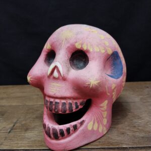 Calavera Mexicana de terracota